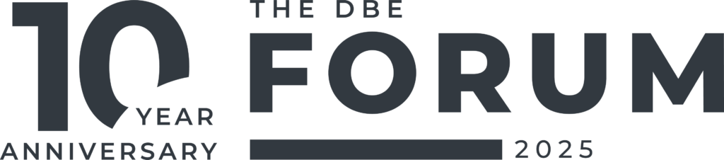 DBE Forum Logo 2025 10yr